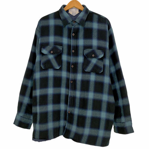 Lumber Jack 80s 裏地キルティング オーバーサイズネルシャツ メンズ import:XL