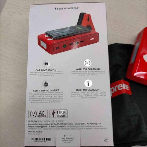 シュプリーム Supreme mophie powerstation go メンズ