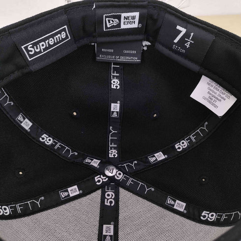 シュプリーム Supreme 21fw undisputed box logo cap メンズ 7 1/4 57.7cm