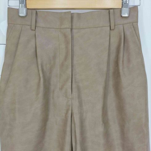 THE PAUSE フェイクレザー タックパンツ レディース 38