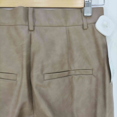 THE PAUSE フェイクレザー タックパンツ レディース 38
