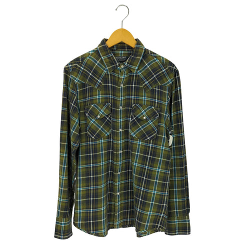 ポロジーンズカンパニーラルフローレン POLO JEANS COMPANY RALPH LAUREN L/S チェック柄ウエスタンシャツ メンズ JPN:M
