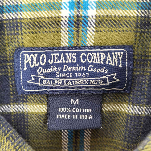ポロジーンズカンパニーラルフローレン POLO JEANS COMPANY RALPH LAUREN L/S チェック柄ウエスタンシャツ メンズ JPN:M