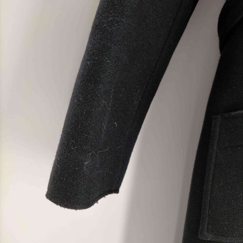 エムエムシックス メゾンマルジェラ MM6 Maison Margiela ウールノーカラーガウンコート レディース 40