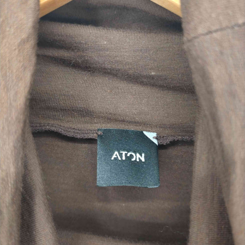 エイトン ATON 21AW otton cashmere gauze highneck long sleeve レディース JPN:2
