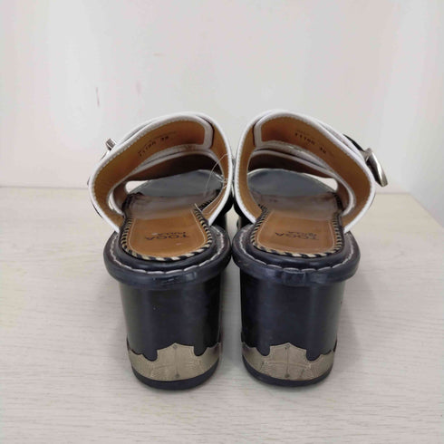 トーガプルラ TOGA PULLA DOUBLE BUCKLE PLATFORM SANDALS レディース 38