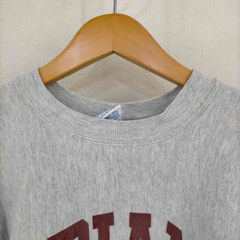 チャンピオン Champion USA製 刺繍タグ REVERSE WEAVE INDIANA LAW インディアナ大学ブルーミントン校ロー・スクール 3段プリント クルーネックスウェット メンズ import:L
