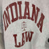 チャンピオン Champion USA製 刺繍タグ REVERSE WEAVE INDIANA LAW インディアナ大学ブルーミントン校ロー・スクール 3段プリント クルーネックスウェット メンズ import:L