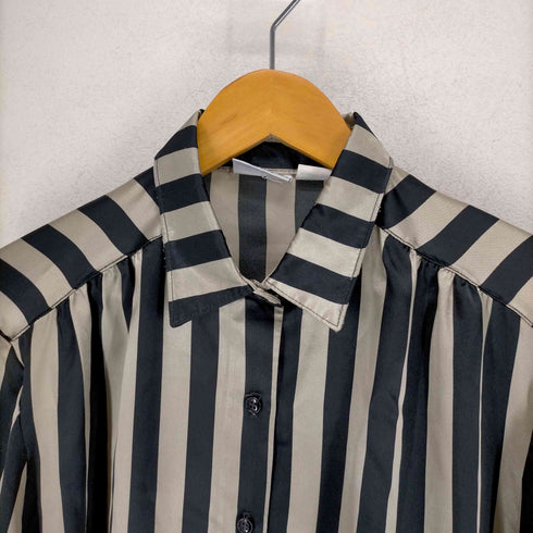RUSS MADE IN USA サテンストライプシャツ レディース 14