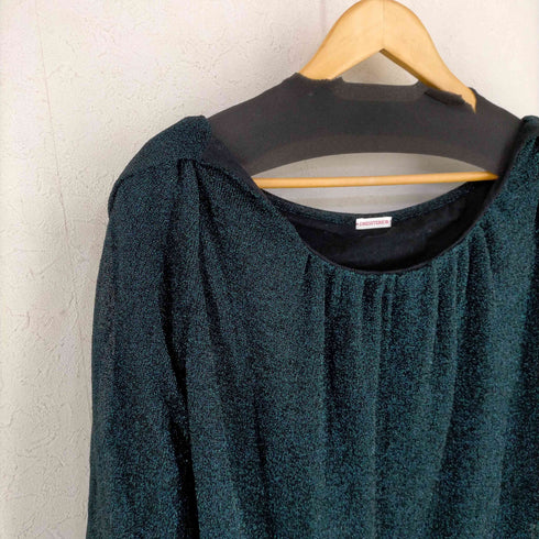 ドレステリア DRESSTERIOR ラメ ボウタイ ブラウス レディース