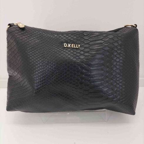 ディー ケリー D.KELLY クロコ型押し フェイクレザー トートバッグ レディース