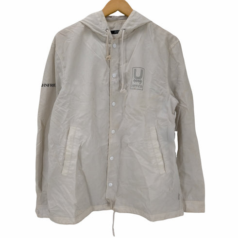 アンダーカバー UNDERCOVER 裏地メッシュ バックプリント ナイロンコーチジャケット WAHNFRIEDEN メンズ JPN:3