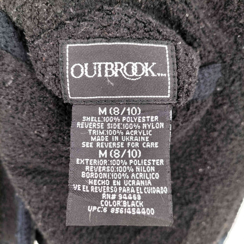 アウトブルック OUTBROOK パイル×ナイロン リバーシブルジャケット メンズ JPN:M