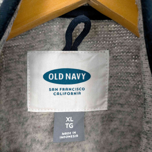 オールドネイビー OLD NAVY 霜降りジップアップフリース メンズ JPN:XL