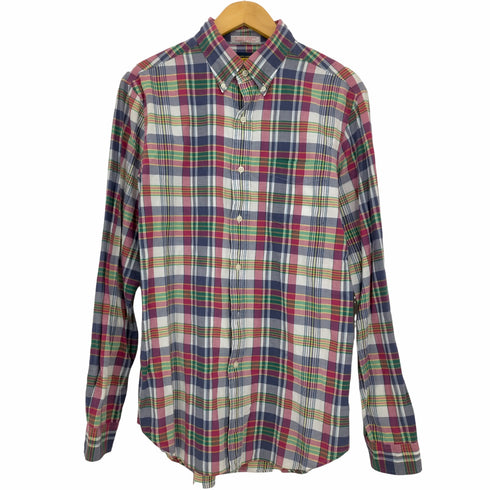 ラグビーラルフローレン Rugby Ralph Lauren ボタンダウン 長袖チェックシャツ メンズ import:M