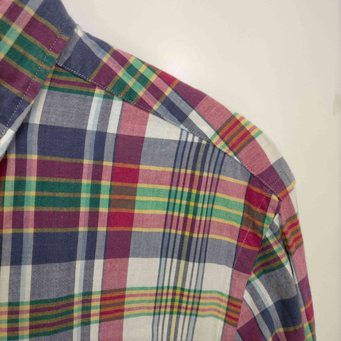 ラグビーラルフローレン Rugby Ralph Lauren ボタンダウン 長袖チェックシャツ メンズ import:M