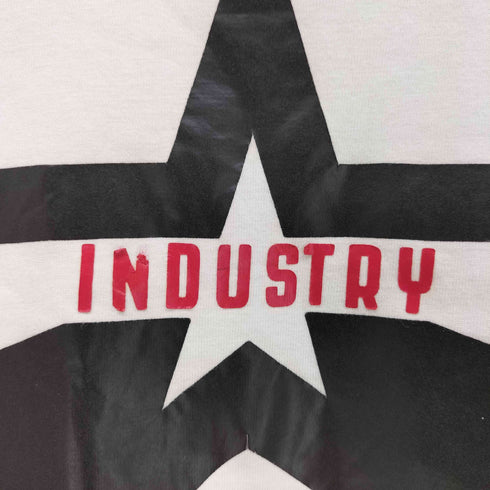 ディーゼル DIESEL DIESEL INDUSTRY プリント クルーネックTシャツ メンズ import:L