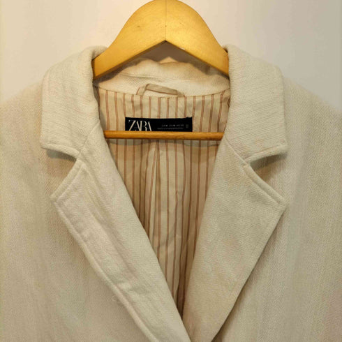 ザラ ZARA RUSTIC COAT ダブルテーラードジャケット レディース JPN:M