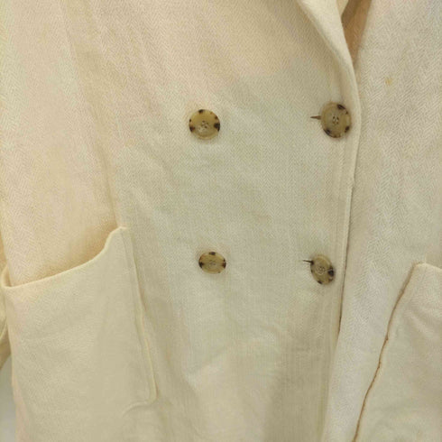 ザラ ZARA RUSTIC COAT ダブルテーラードジャケット レディース JPN:M
