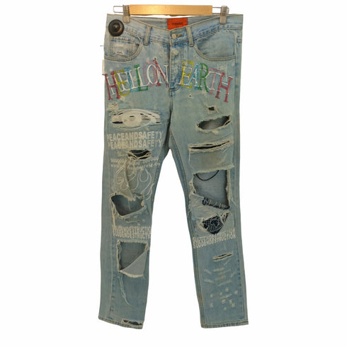 エブブラバド EV BRAVADO ダメージデニムパンツ メンズ US:30-31