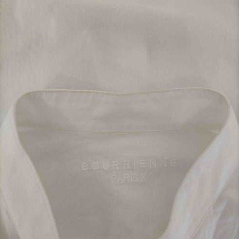 BOURRIENNE Paris X コットンリネン 比翼バンドカラーシャツ レディース import:XS XS