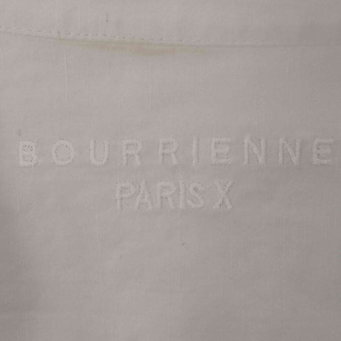 BOURRIENNE Paris X コットンリネン 比翼バンドカラーシャツ レディース import:XS XS