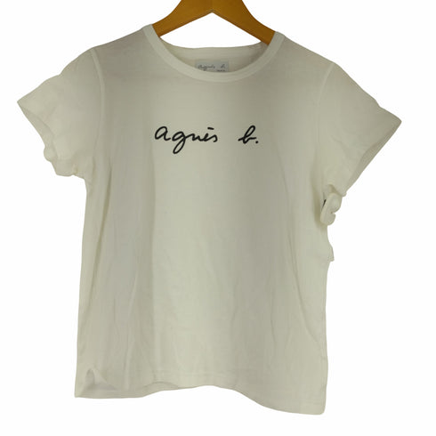 アニエスベー agnes b. ロゴプリントTシャツ レディース T3