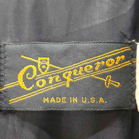 CONGUEROR USA製 ナイロンジップアップジャケット エポレット メンズ JPN:M