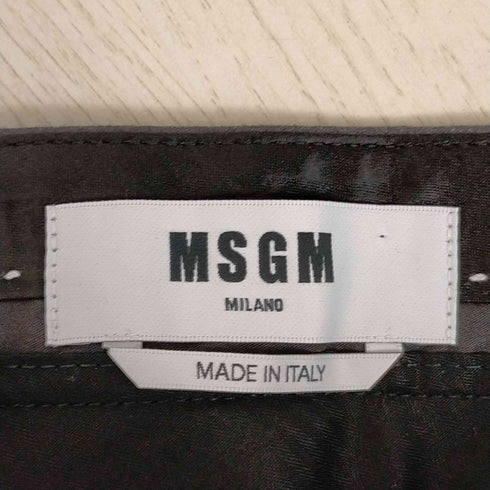 エムエスジーエム MSGM ピンストライプフレアスラックス レディース 40