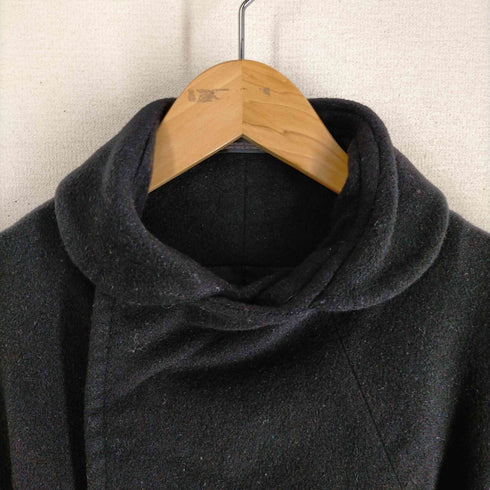 ヨウジヤマモトファム Yohji Yamamoto FEMME 18AW カシミヤ30% アシンメトリー ウールコート レディース JPN:1