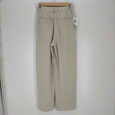 クラネ CLANE RIB STRIPE TUCK PANTS リブストライプタックパンツ レディース 1