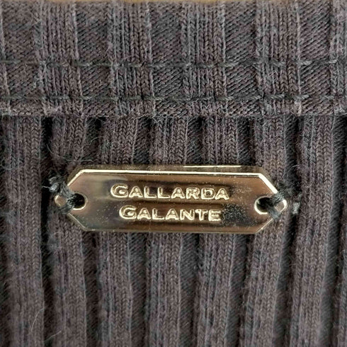 ガリャルダガランテ GALLARDAGALANTE スクエアリブプルオーバー レディース FREE