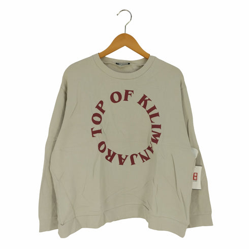 ザラ ZARA RIB TEXT SWEATSHIRT リブ テキスト スウェットシャツ レディース import:L