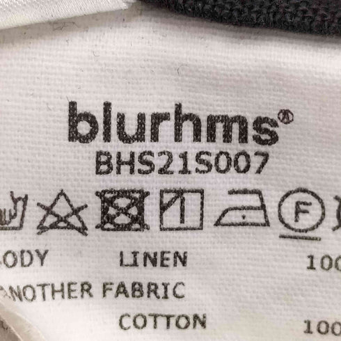 ブラームス BLURHMS 21SS Wash Linen Cardigan Jacket メンズ JPN:2