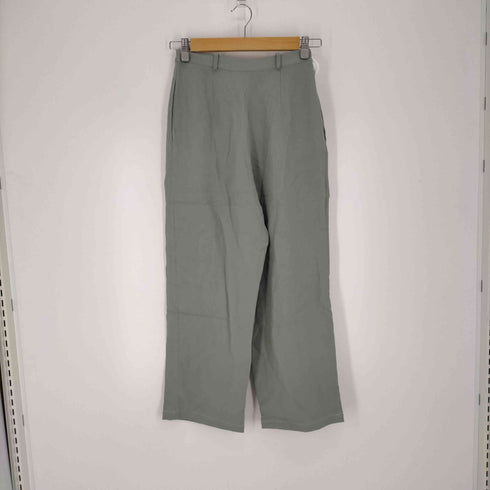 CASUAL CORNER 2タック シルクパンツ レディース 4