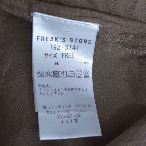 フリークスストア FREAKS STORE コットンワンピース レディース FREE