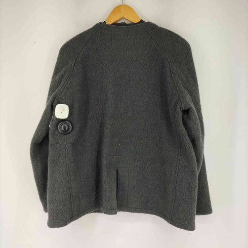 フーワット WhoWhat ノーカラー ウールジャケット メンズ JPN:S