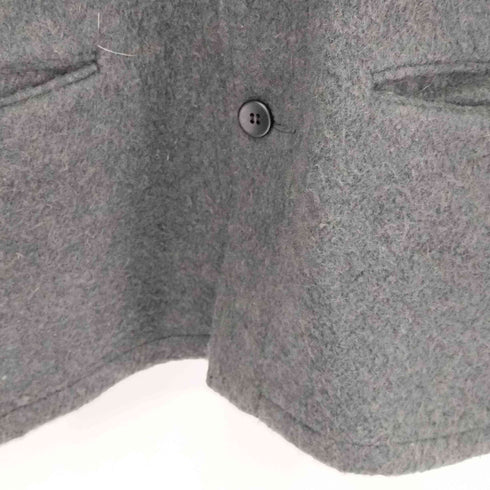 フーワット WhoWhat ノーカラー ウールジャケット メンズ JPN:S