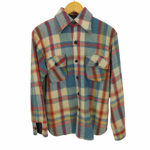 ブリュースター Brewster 70-80s Plaid Wool Shirt メンズ S
