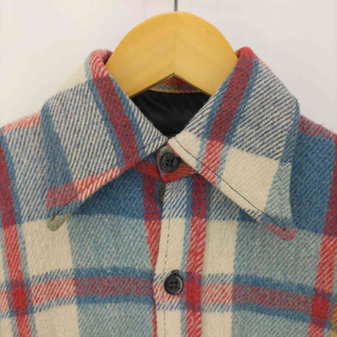 ブリュースター Brewster 70-80s Plaid Wool Shirt メンズ S