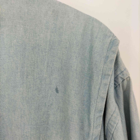 ノーティカ NAUTICA 90S 襟チェック デニム スイングトップ メンズ import:XL