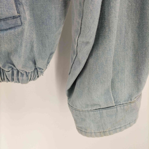 ノーティカ NAUTICA 90S 襟チェック デニム スイングトップ メンズ import:XL