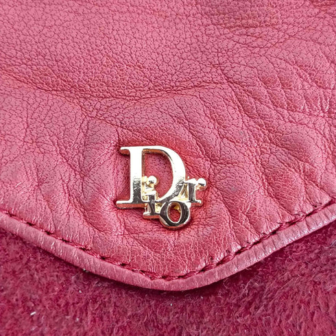 クリスチャンディオール Christian Dior ロゴ入り スウェード切替レザーグローブ レディース 21