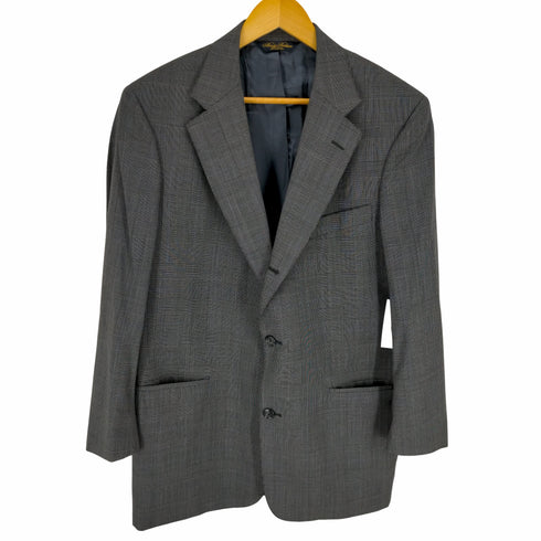 ブルックスブラザーズ BROOKS BROTHERS MADE IN USA 段返り3つボタン チェックテーラードジャケット メンズ US:40