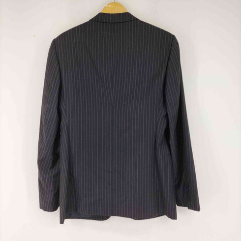 アルマーニコレツィオーニ ARMANI COLLEZIONI ウールストライプ 2Bテーラードジャケット&パンツ セットアップ メンズ 上下48
