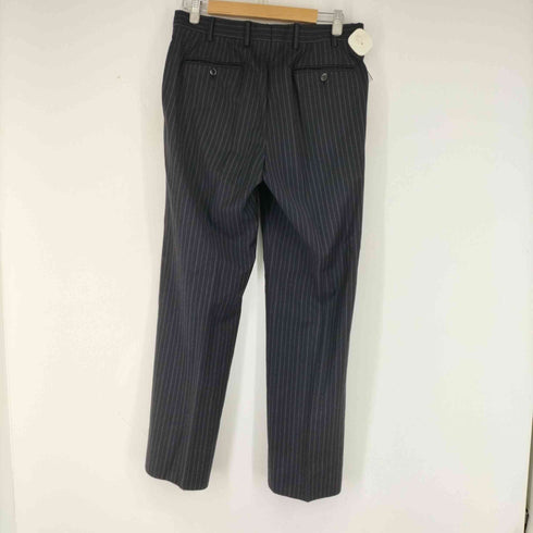 アルマーニコレツィオーニ ARMANI COLLEZIONI ウールストライプ 2Bテーラードジャケット&パンツ セットアップ メンズ 上下48