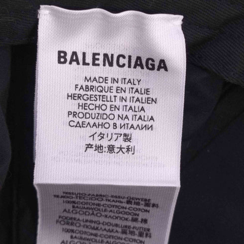バレンシアガ BALENCIAGA レインボーロゴベースボールキャップ メンズ L