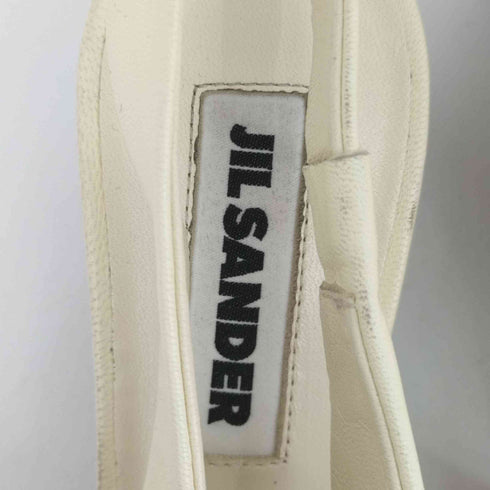 ジルサンダー JIL SANDER ウエッジソール ポインテッドトゥパンプス レディース EUR:37.5