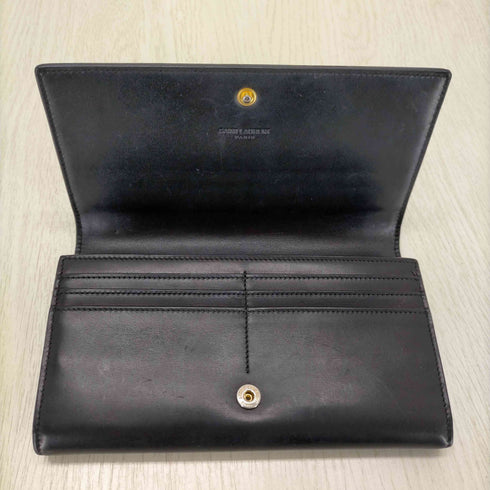 サンローランパリ SAINT LAURENT PARIS フラップロングウォレット レディース