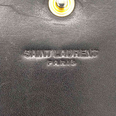 サンローランパリ SAINT LAURENT PARIS フラップロングウォレット レディース